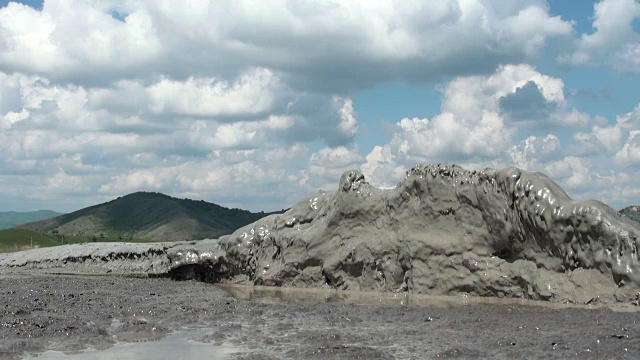 罗马尼亚泥火山保留区-布扎乌-贝尔卡视频素材