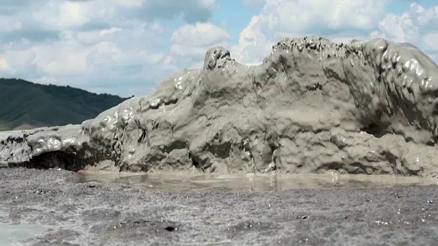 罗马尼亚泥火山保留区-布扎乌-贝尔卡视频素材