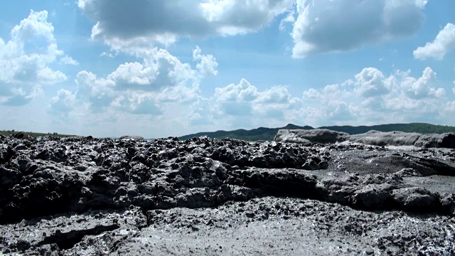 罗马尼亚泥火山保留区-布扎乌-贝尔卡视频素材