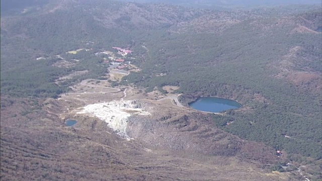 空中，Io山，活火山，宫崎骏，日本视频素材