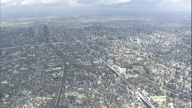 名古屋是日本的风景线。视频素材