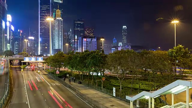 时光流逝香港街景视频素材