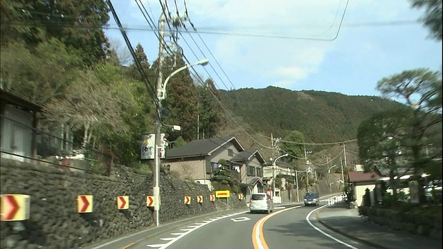 日本东京Ome山的交通速度。视频素材