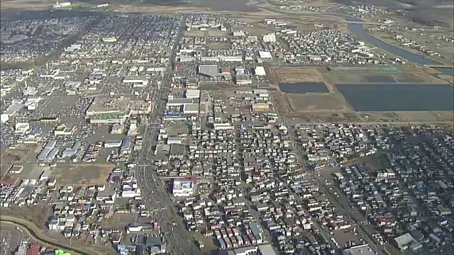 航拍，日本北海道钏路市视频素材