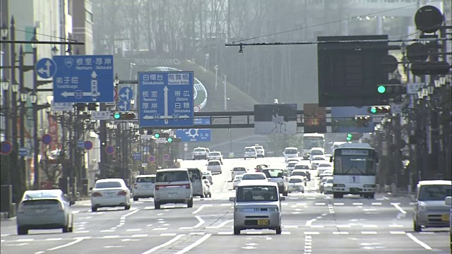 日本北海道钏路镇景视频素材