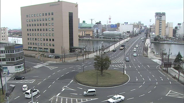 日本北海道钏路镇景视频素材