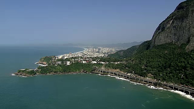 巴拉达蒂茹卡(Barra da Tijuca)，里约热内卢视频素材