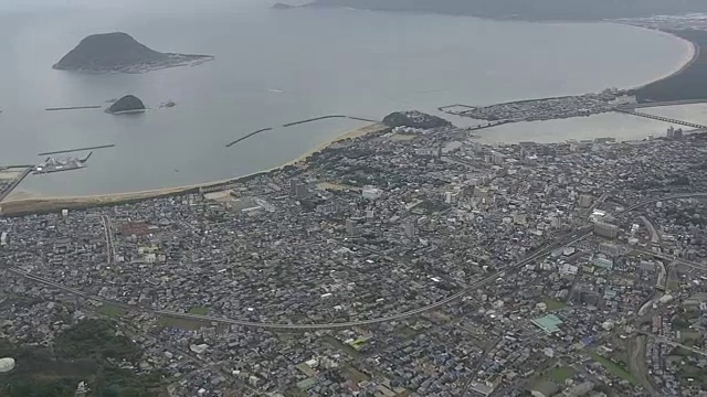 空中，空津市，Saga，日本视频素材