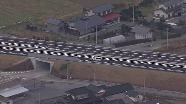 航空，常磐高速，福岛，日本视频素材