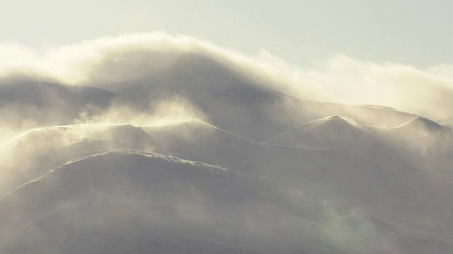 日本北海道十胜山视频素材