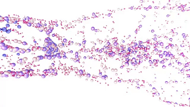 分子结构。视频素材