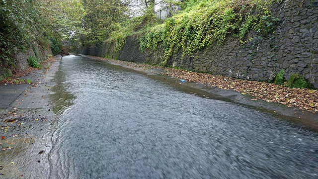 雷亚河涵洞，英国伯明翰。视频素材