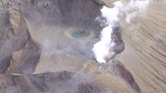 空中，米干山，北海道，日本视频素材