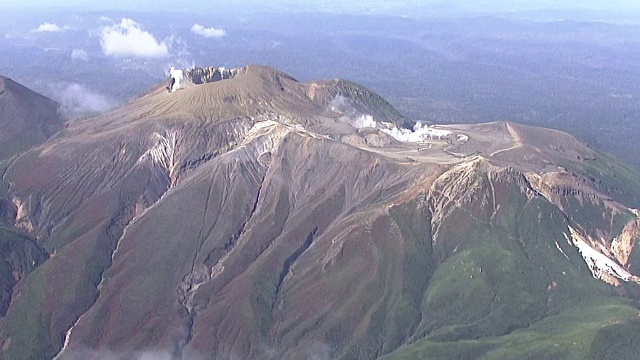 空中，米干山，北海道，日本视频素材