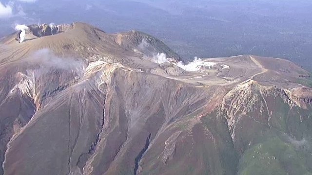 空中，米干山，北海道，日本视频素材