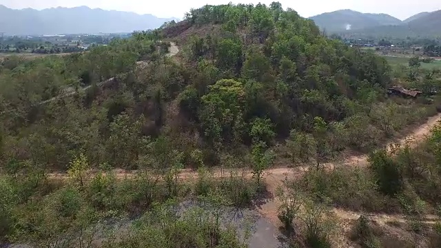 Aerial view of  4x4 Park - Thailand视频素材