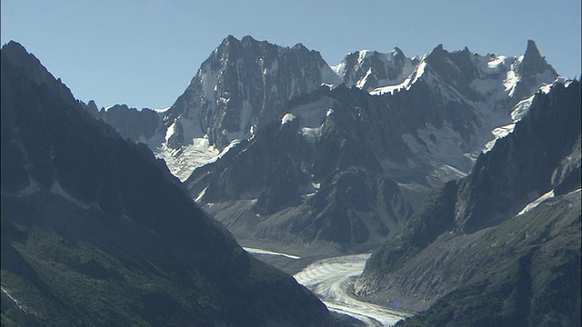 勃朗峰马西夫视频素材