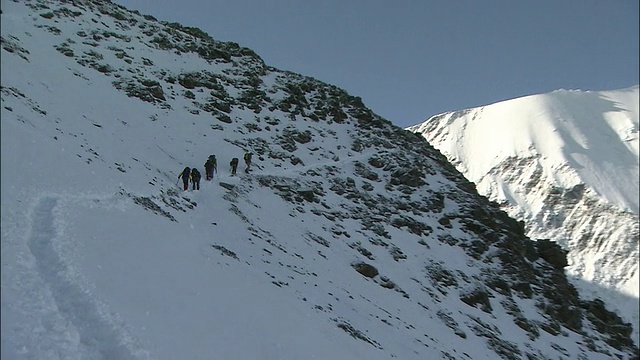 登山者视频素材