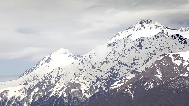 山地时间流逝视频素材