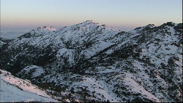 屋久岛雪山视频素材