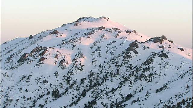 屋久岛的宫浦山视频素材