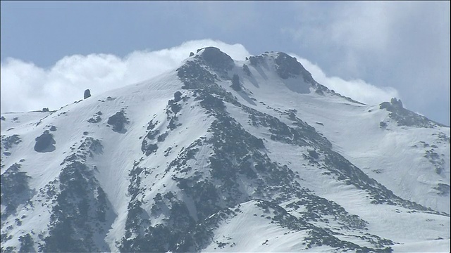 屋久岛的宫浦山。视频素材