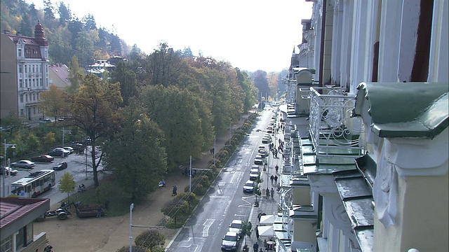 Marianske Lazne(德语Marienbad)，捷克共和国视频素材