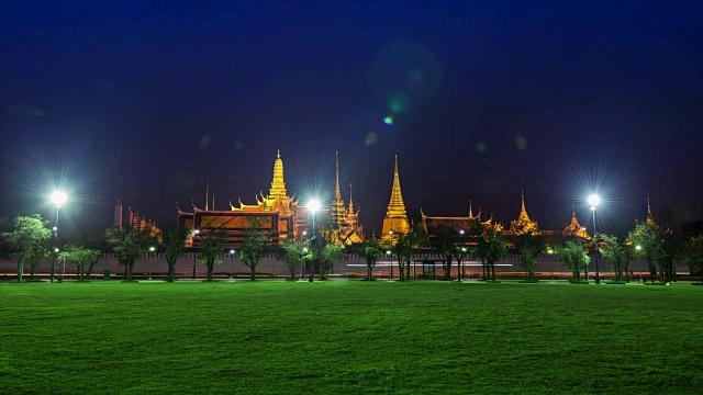 Wat Phra Kaew时间延时视频素材