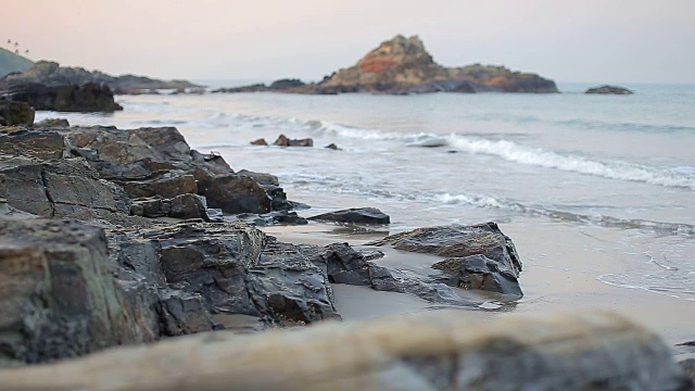 清晨的海景视频素材