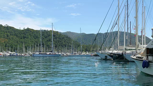 马尔马里斯，土耳其，日常生活夏季旅游目的地视频素材