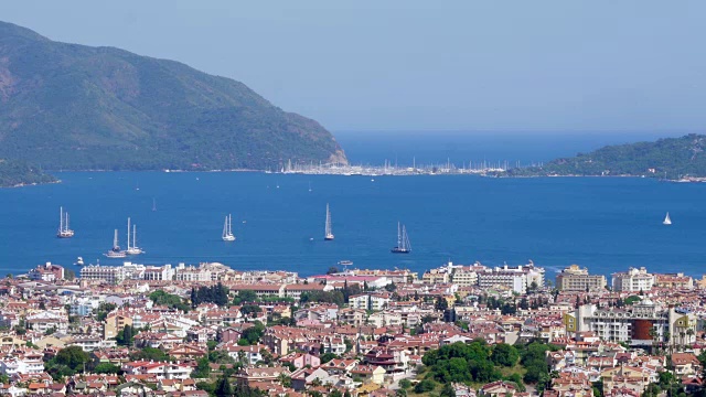 马尔马里斯，土耳其，日常生活夏季旅游目的地视频素材