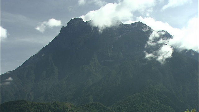 马来西亚的Kinabalu山视频素材