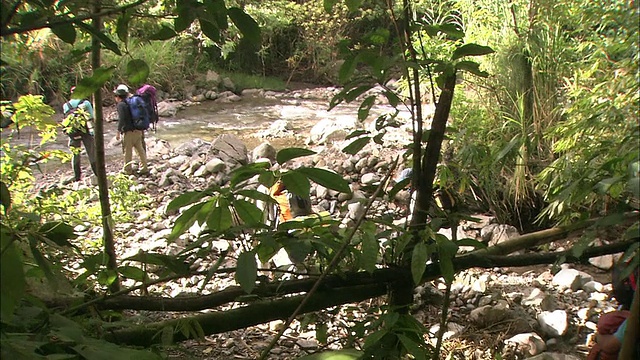 马来西亚登山队视频素材