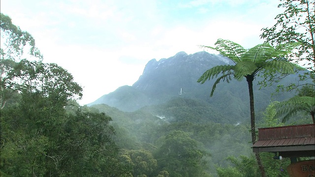 马来西亚的Kinabalu山视频素材