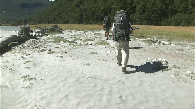 新西兰;南阿尔卑斯山视频素材