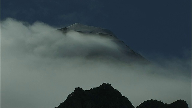 新西兰;南阿尔卑斯山;山。有抱负的视频素材