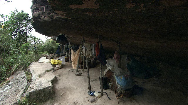 圭亚那高地森林里的露营地视频素材