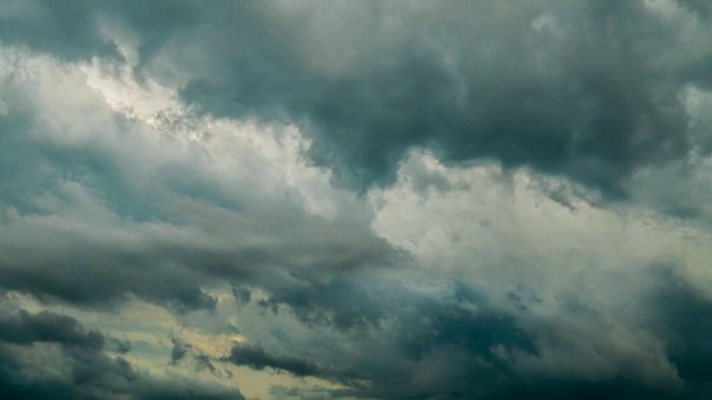 雨云,延时视频素材