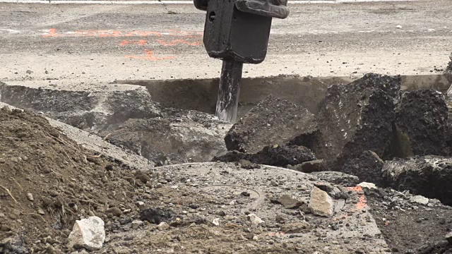 道路建设慢动作视频素材