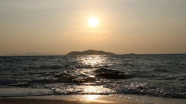 海上日落视频素材