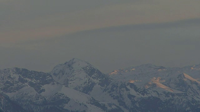 雪山时光流逝视频素材