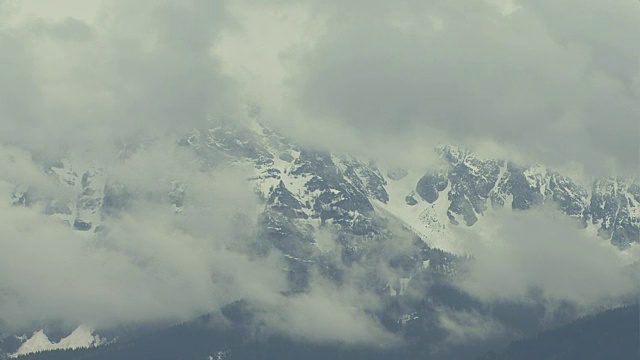 雪山时光流逝视频素材