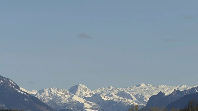 雪山时光流逝视频素材