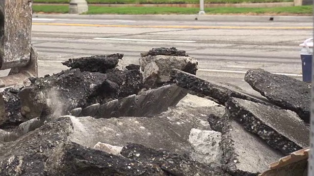 道路建设慢动作视频素材