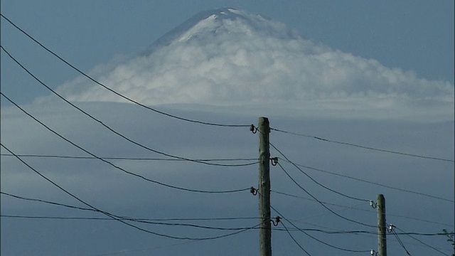 电线杆和电线视频素材