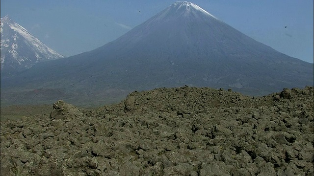 Klyuchevskaya火山群视频素材