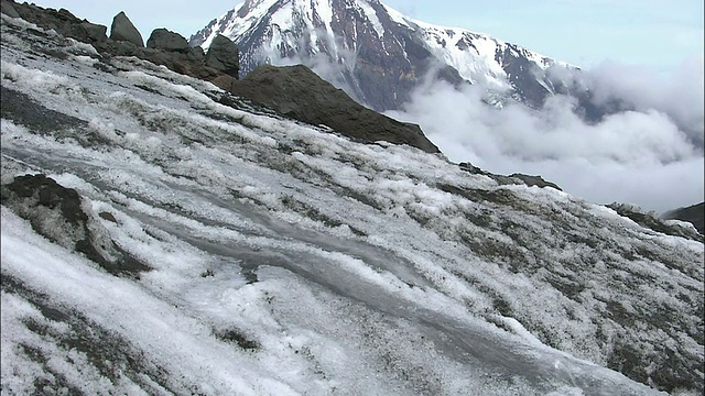 融雪流视频素材