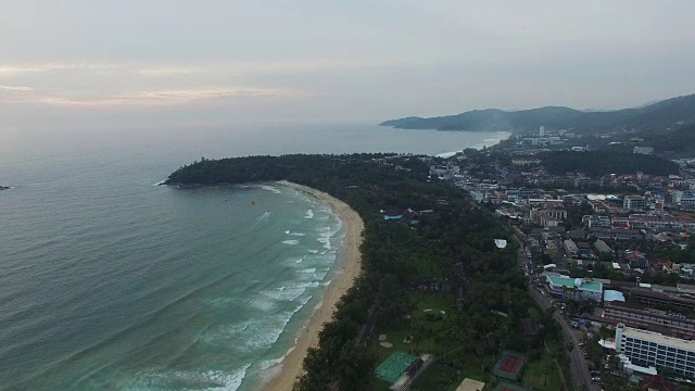 卡隆海滩的日落视频素材