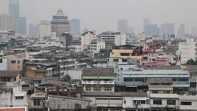 泰国曼谷市中心全景图视频素材