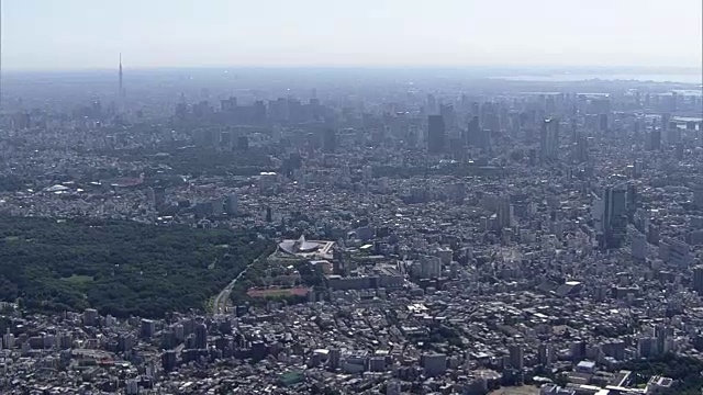 从涩谷到新宿，东京视频素材